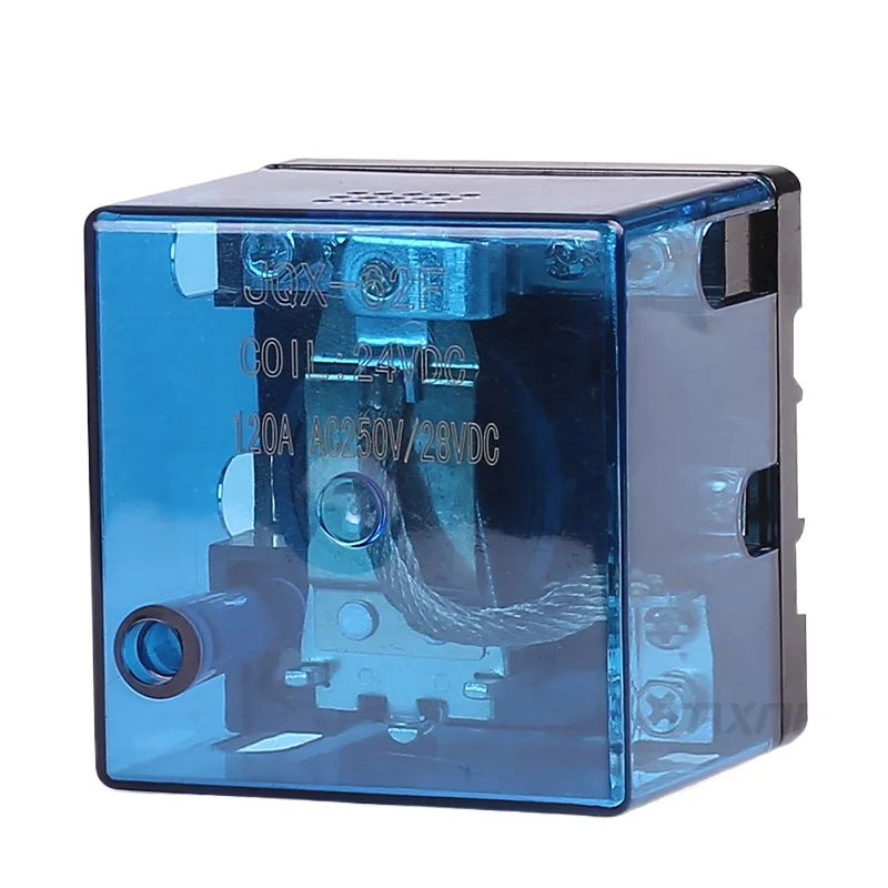 Power Relay JQX-62F 1Z 120A High-power Relay 12V 24VDC 220VAC Silver Contact Electric Relay