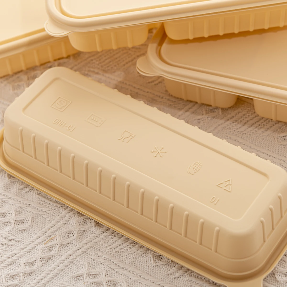 STL оптовая продажа разлагаемая кукуруза полезная для здоровья волдырь заказной прямоугольный отсек 1000 мл посуда микроволновой печи Ланч-бокс