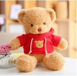 Hot sales  plush teddy Bear toy large  T-shirt bear custom 100% cotton stuffed soft teddy bear for children