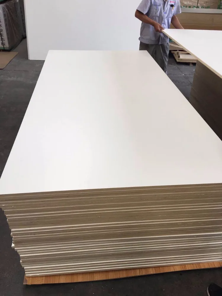 One Side or Two Side 4x8 12mm 15mm 18mm Waterproof Melamine Faced Laminated Marine Plywood