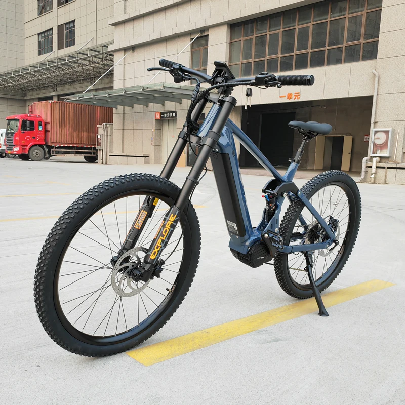 27.5 29 inch wholesale MTB e bike 4 piston disc brake electric bicycle downhill enduro high performance dirt bike