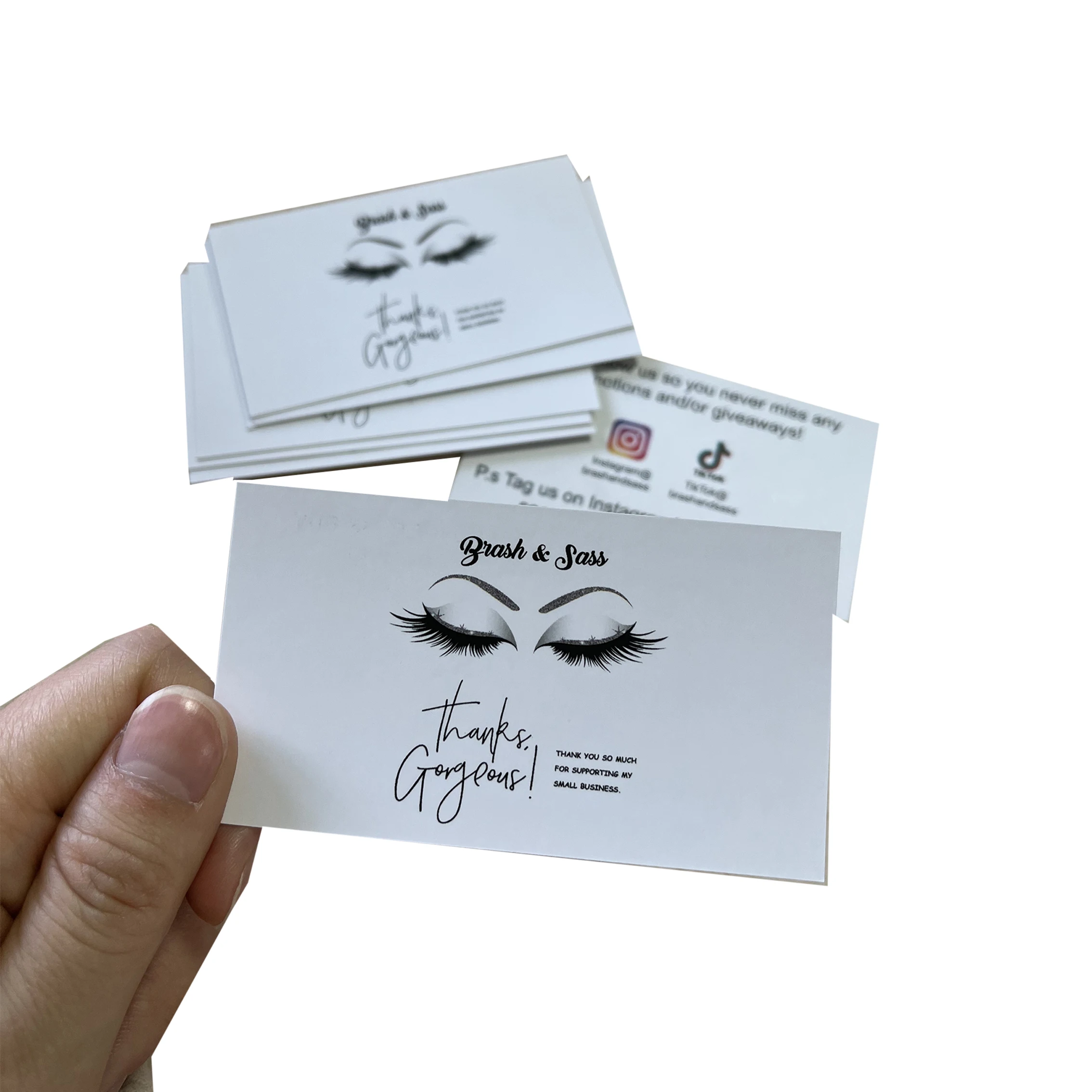 Factory customized high quality business paper card printing / greeting card / thank you card / postcard