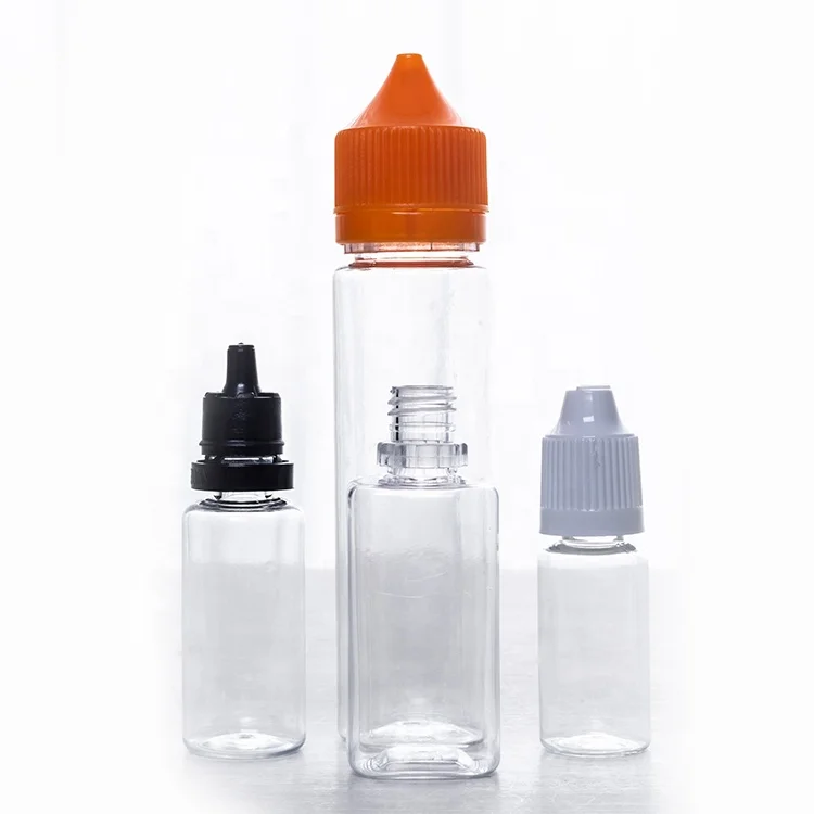10 ml Plastic Essential Oil Dropper Bottles with Child Proof Plastic Cap