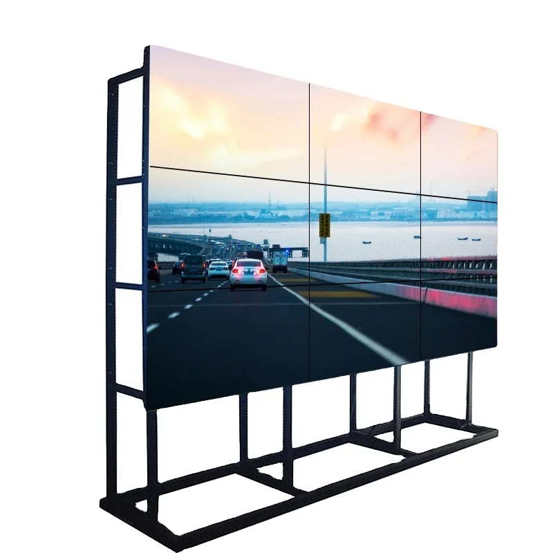  Заводской Самый дешевый бесшовный 49 дюймовый 1x4 комнатный full hd lcd рекламный экран видеодисплей стена для