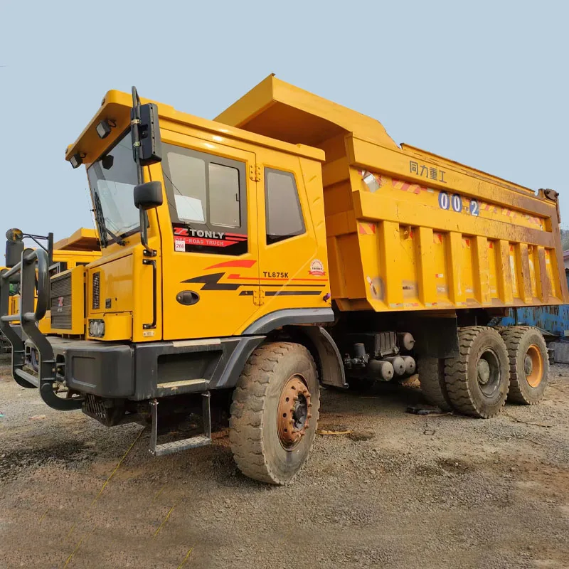 Used high quality 6x4 70T 45CBM LINGONG brand 10wheels mining dump truck for sale