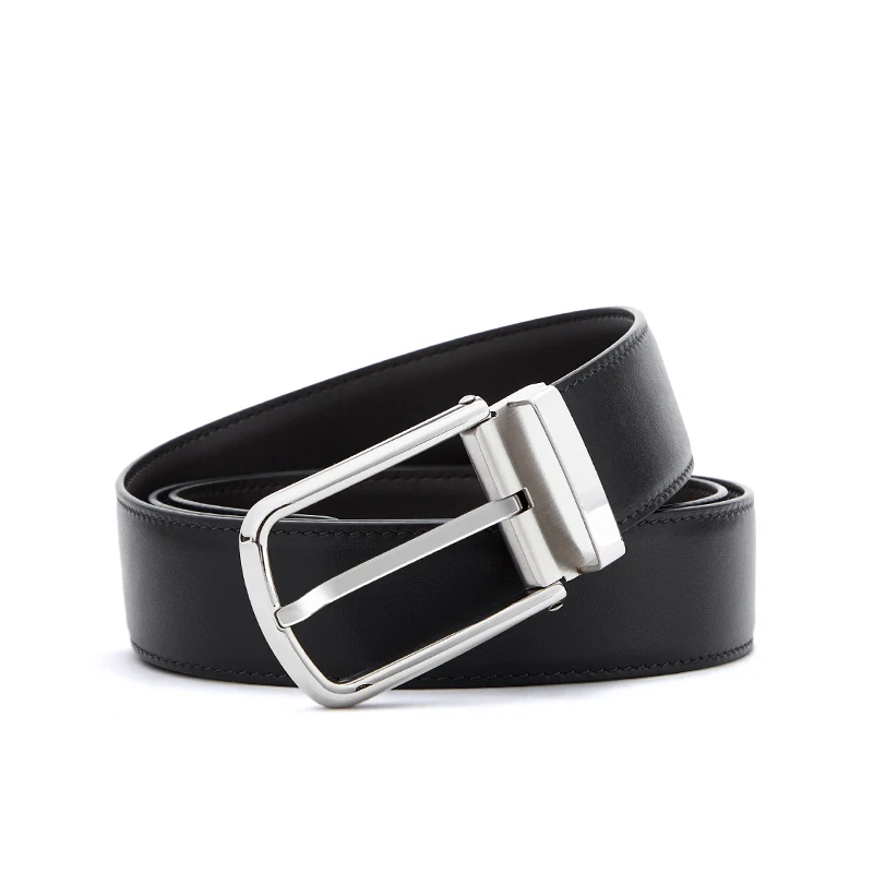 Индивидуальный дизайнерский Повседневный практичный Красочный ремень из натуральной коровьей кожи с металлической