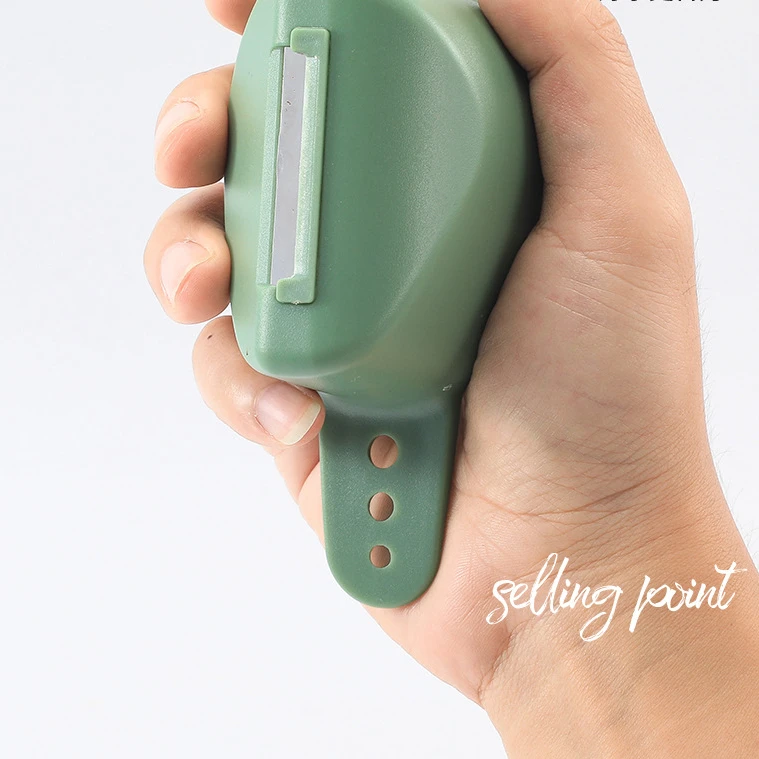Fruit Peeler With Storage Tube Non-Slip Sharp Blade Peeling Food Grade Cucumbers Carrots  Restaurant Vegetable Kitchen Tool