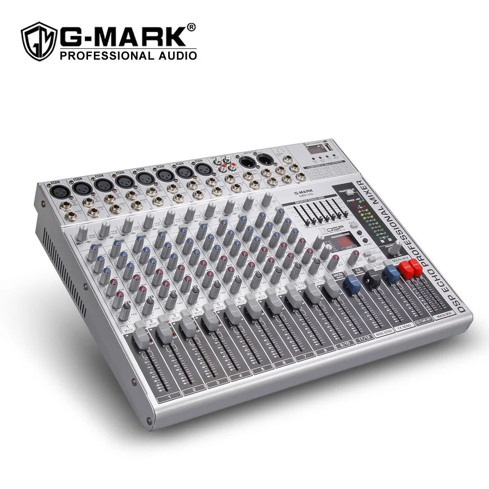 G-MARK GMX1200 12 канал 8 подойдет как для повседневной носки так 4 стерео 16 эффект профессиональные музыкальные DJ микшер Подкаст потоковой передачи