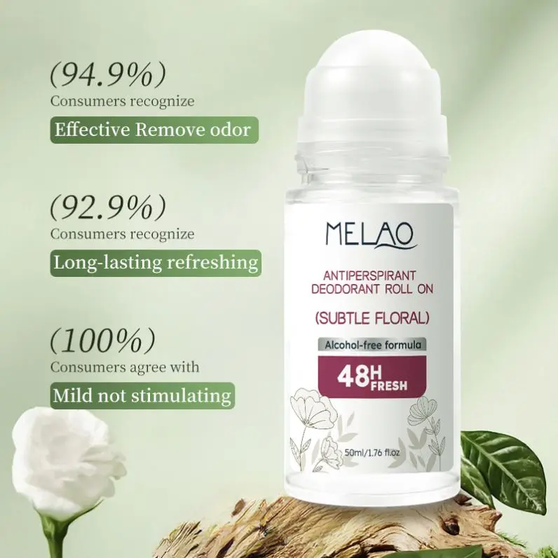 OEM/ODM MELAO Freshness Advanced Sweat & Odor Protection With Skin Conditioners, Invisible Solid Organic Deodorant Natural
