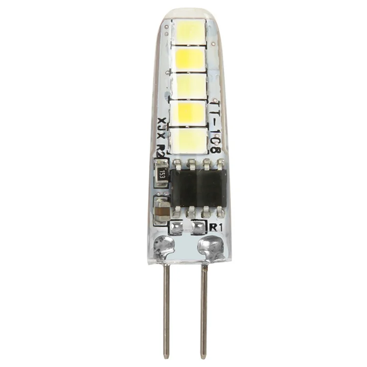 AC12V-24V светодиодная круглая лампа G4 1 8 Вт 2 5 5730 15/24 светодиодов теплый белый свет без мерцания
