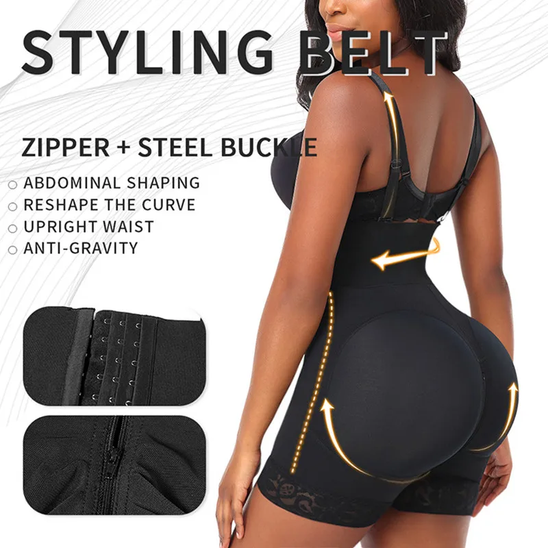 Full Body Shaper Bodysuit Fajas Colombianas Reduct Mature Women Sexy Transparent Mugler for