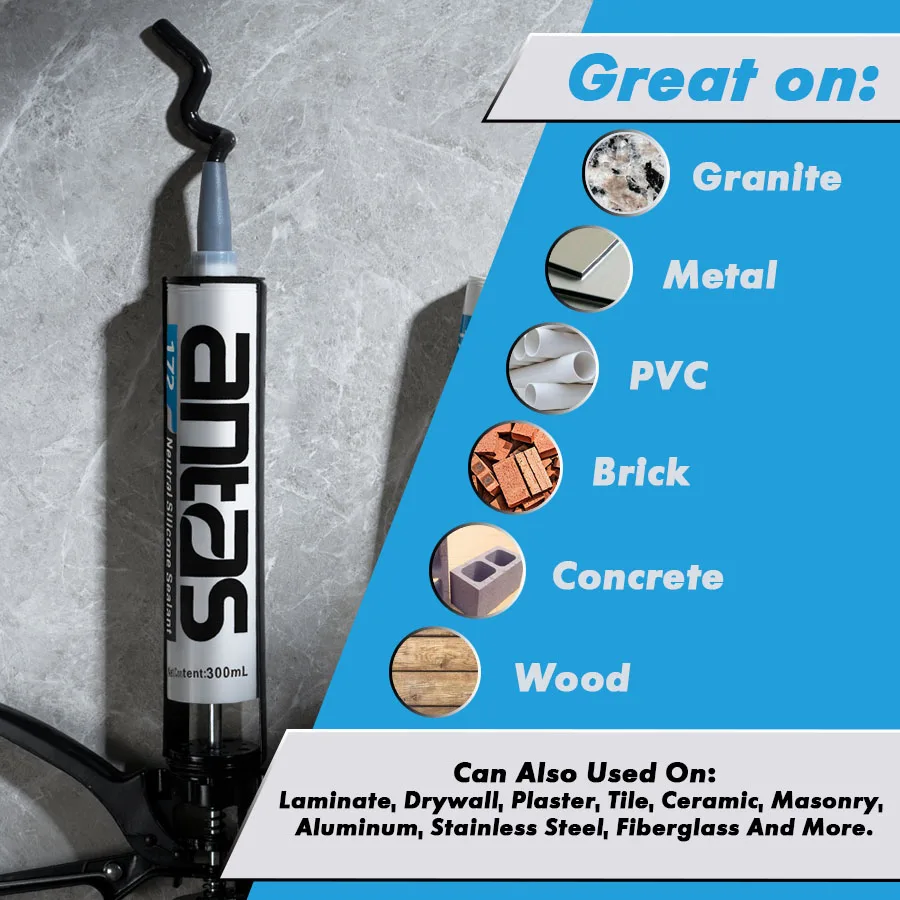 Antas Waterproof adhesive sealant orange silicone water resistant sealant