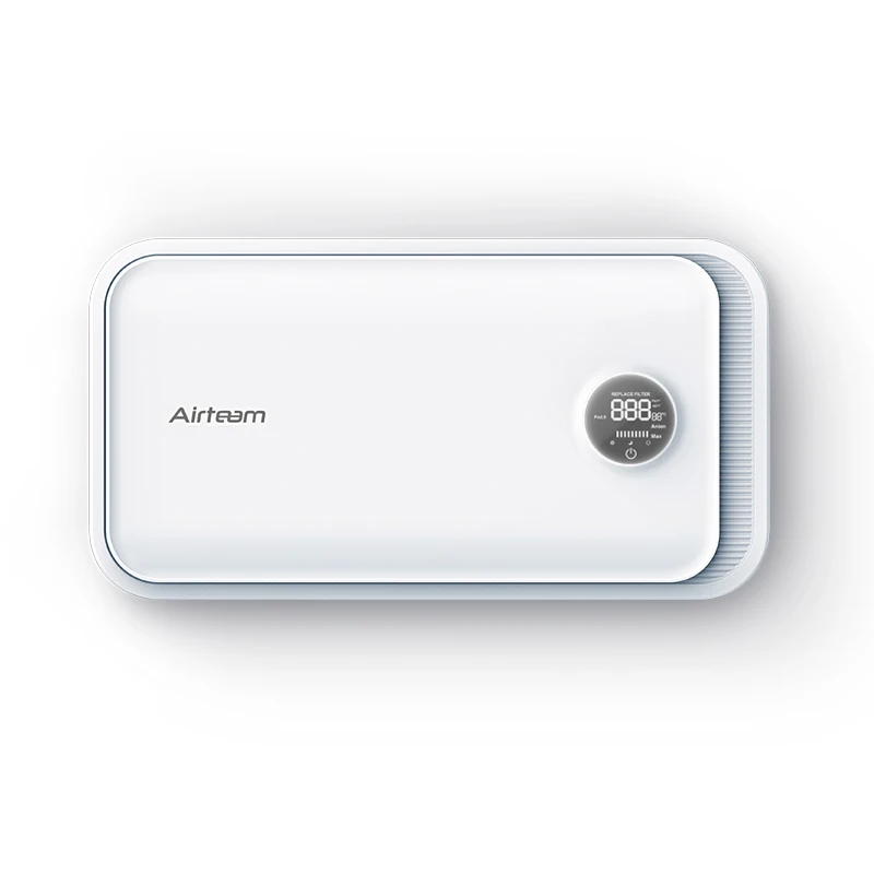 Air recuperator ventilation system ductless wall mounted heat recovery unit