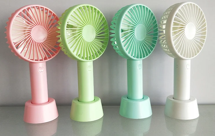 Beautiful Customized Outdoor Handheld Desktop Handy Mini Fan Portable Usb Rechargeable For Summer Travel