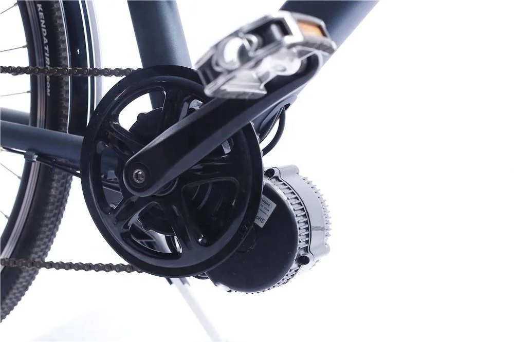 Electric City Bike 700C Bafang 250W Mid Drive Motor 10.4Ah Lithium Battery Ebike For Adult Mid Drive Electric Bicycle