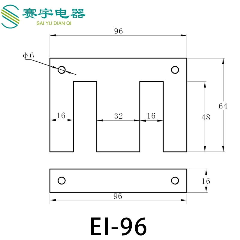 Non-oriented silicon steel ei 152.4 lamination ei lamination silicon steel sheet iron core wholesale