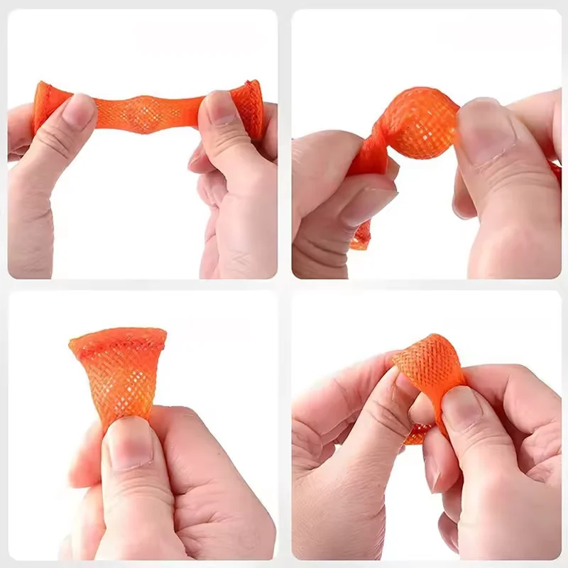 Marble Mesh Fidget Toy  Fidget Toy mesh and marble relieves stress for adults and children