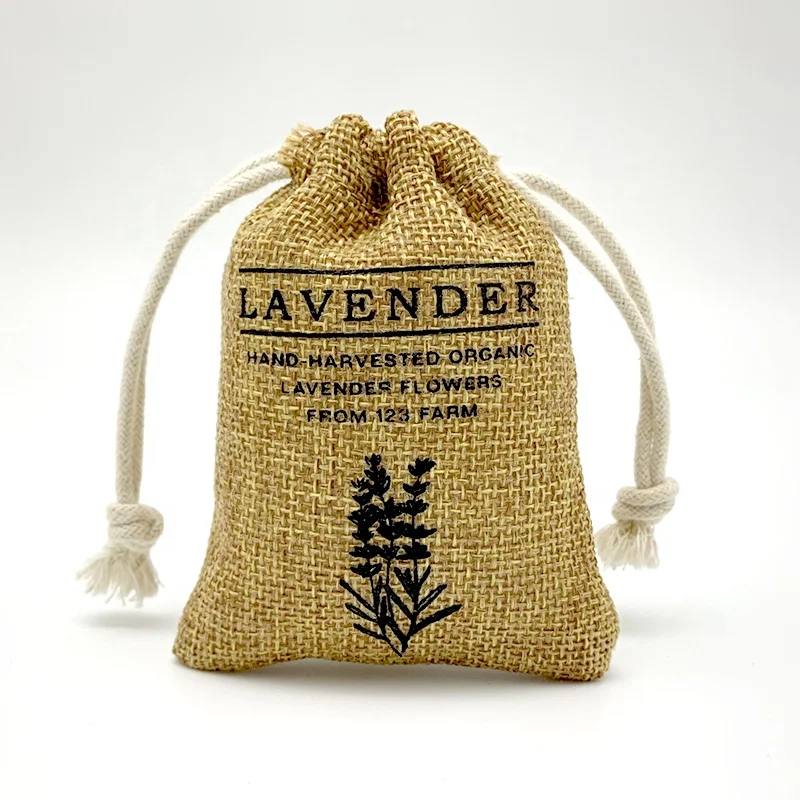 Small Burlap Gift Bags With Drawstrings Jute Hessian Product Packing Bag Gunny Rice Grain Hemp Sacks Bags