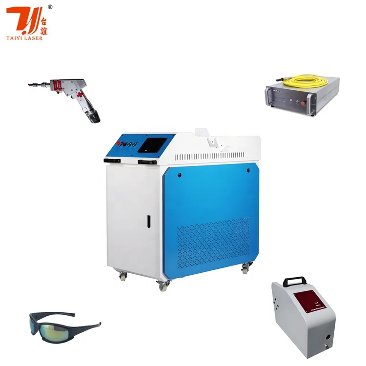 Handheld Laser Rust Removal Tool Raycus 1000W 1500W 2000W 3 in 1 Welding Cutting Continuous Fiber Laser Cleaning Machine