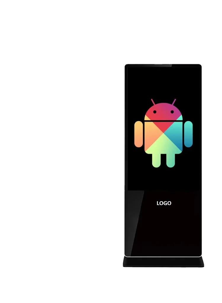 JCVISION Lcd Touch Screen Vertical Android 4K 43 55 65 Inch Digital Signage Kiosk Media Player