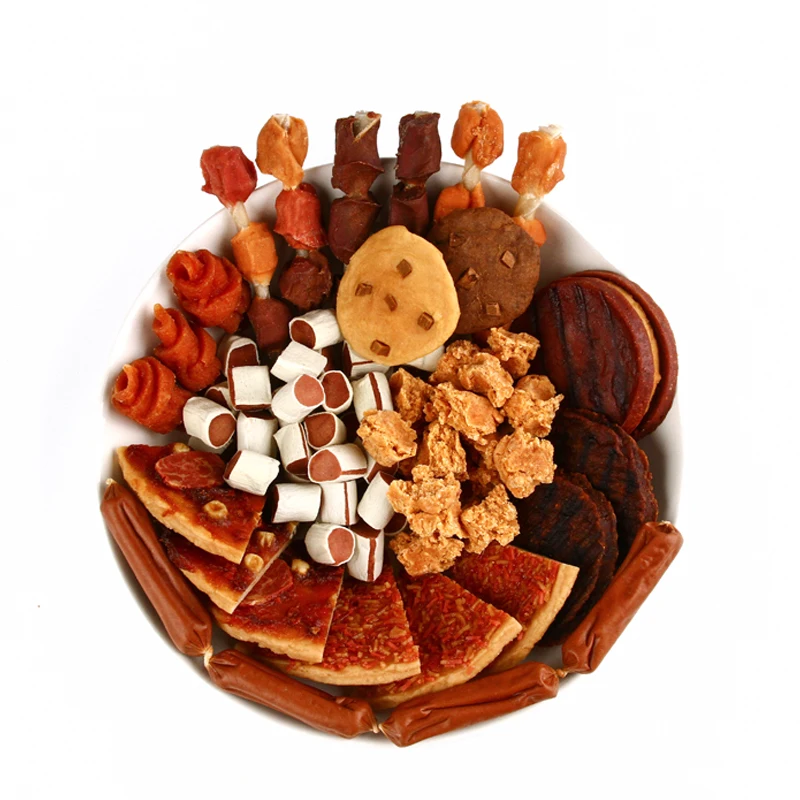 Beef Pie Training Dog Treats Beef Meat Shandong Wanpy Vitamin B6 and B12