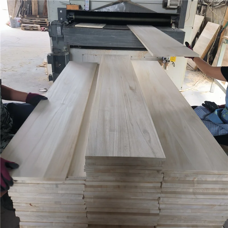 Buy Paulownia Timber Wood solid wood profile timber poplar lumber fir finger joint paulownia board