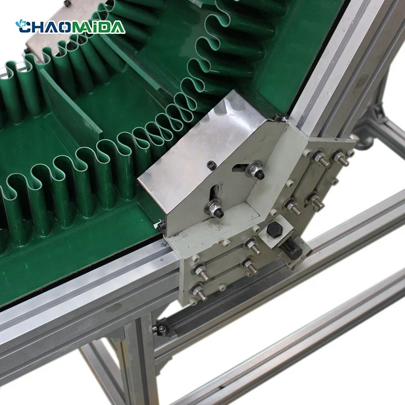 Belt Climbing Conveyor Vegetable Fruit Incline Lifting Conveyor