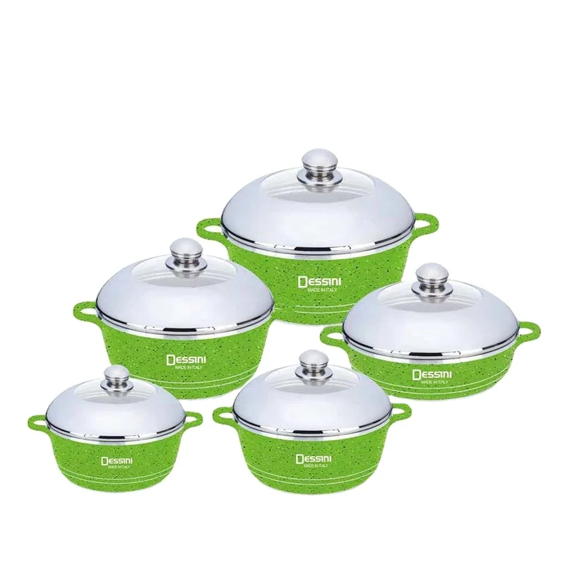 Die Cast Die-cast Aluminum Dessini 10 Pcs 10pcs Ten Cookware