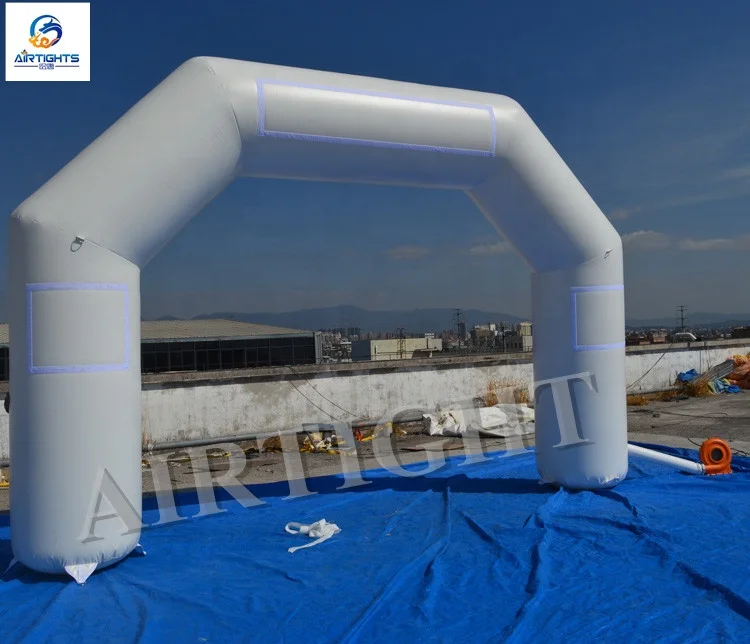 Custom Color and printing outdoor durable inflatable finish line race arch