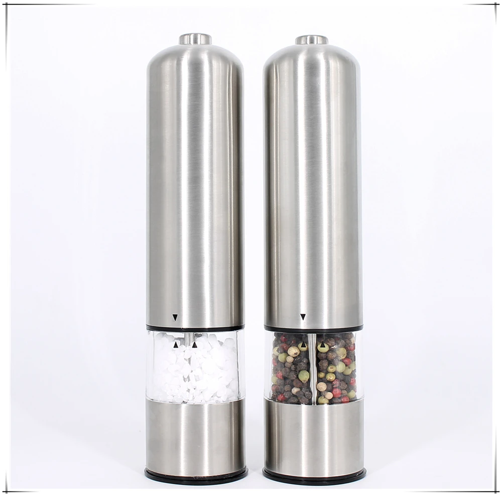 Stainless Steel Electric Salt and Pepper Grinder/ Regular Electric Salt and Pepper Mill