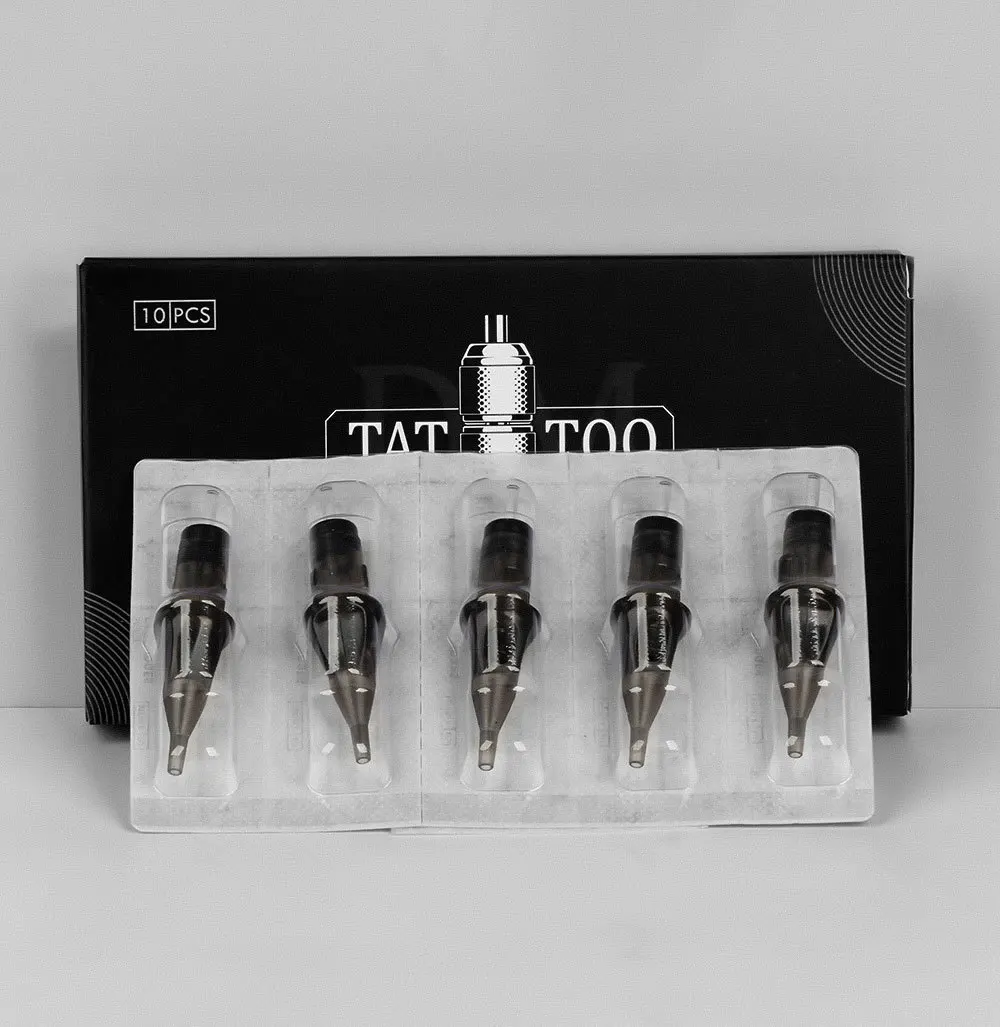 2024 High Quality 10pcs Tattoo Needle Permanent Makeup Sterile Tattoo Cartridge Needle