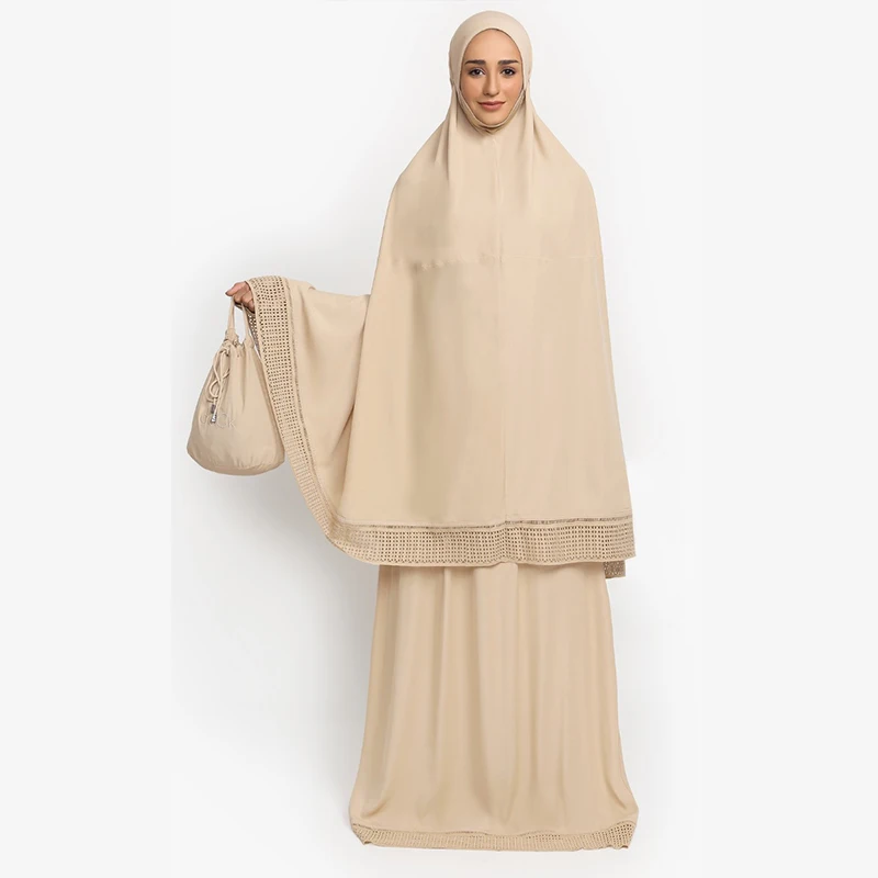 Медина шелк с кружевом и лентой для шарф Tudung хиджаб джилбаба-Seksi-большие Murah джилбаба рукавами