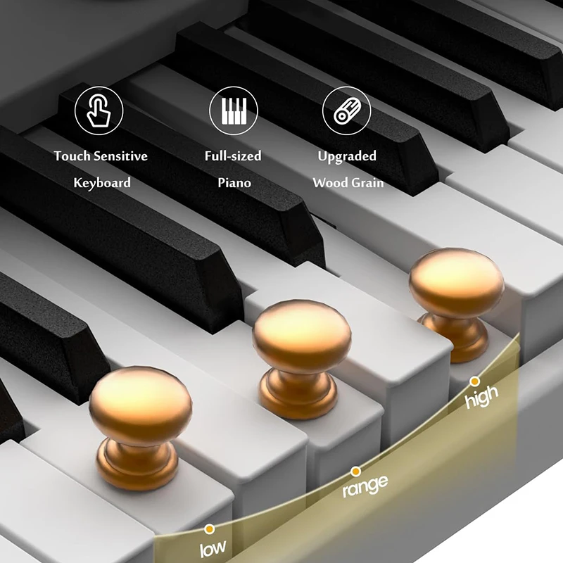 Hot Selling Portable High Quality And Cheap Digital 88 Keys Hammer Action Upright Keyboard Piano