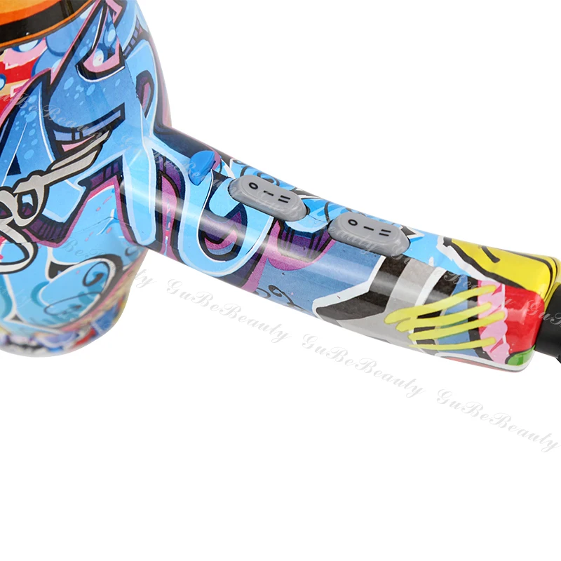 Gubebeauty hot sale professional ionic hair dryer hot&cold air wind electric Graffiti hair dryer for homeuse salon with FCC&CE