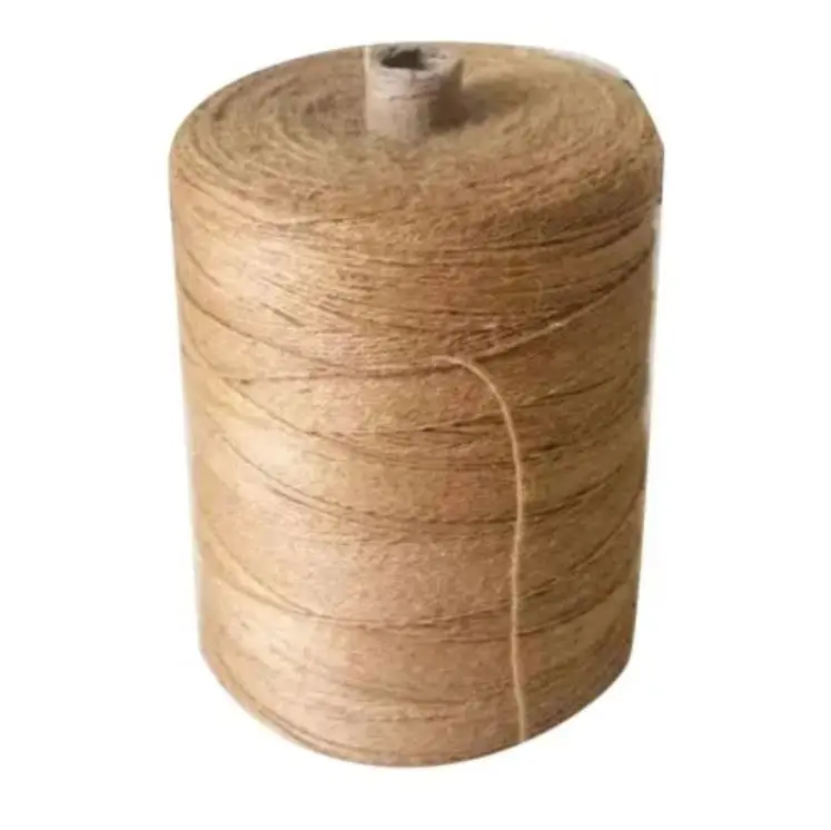Wholesale Factory Manufacture 100% Natural Jute Yarn High Standard Quality Export Oriented Wholesale Jute Yam Raw Jute Material