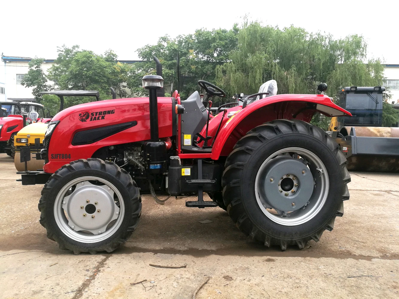 Китай низкая цена 50Hp 60 л.с. 70Hp 80Hp 90Hp 100Hp 4WD фронтальный погрузчик 4 колеса трактора
