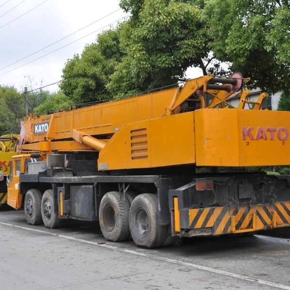 Construction kato 50ton crane used Japan truck crane nk500e for sale