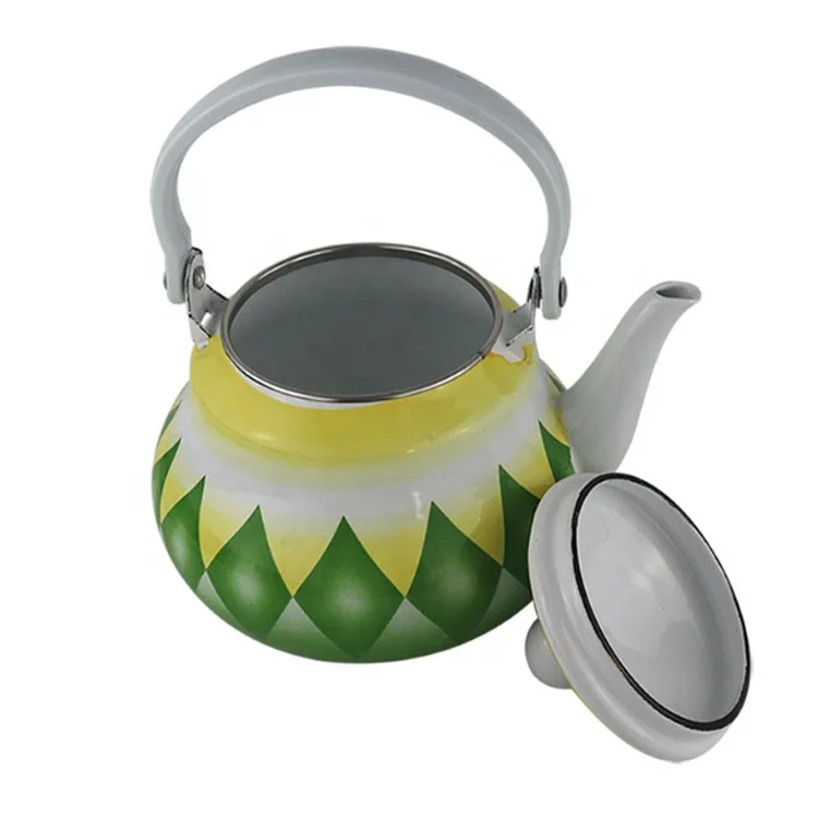 2022 China Wholesale Price coffee pot Enamel Kettle Tea pot Custom logo supplier