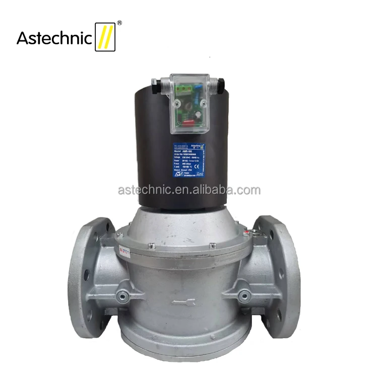 Industrial boiler gas main pipeline high-pressure intake solenoid valve 4 IN