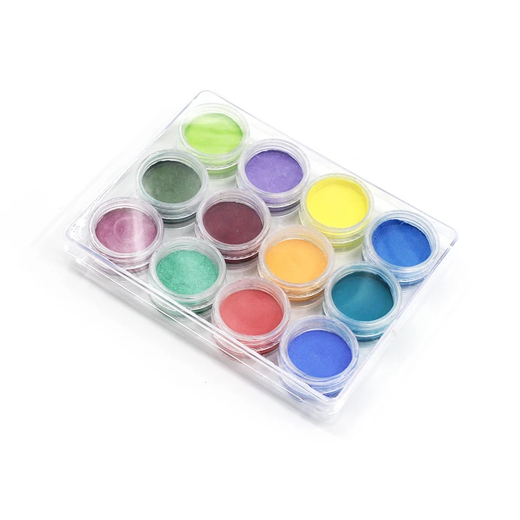 Factory Price 12 Colors Face Paint Kit Small Piece Palette Face And Body Painting Kit Set