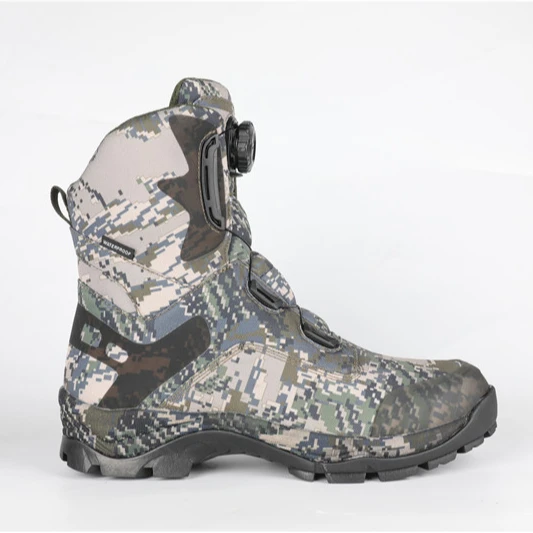 High quality fast lace camou  outdoor boots waterproof shoes and new style hunting boots