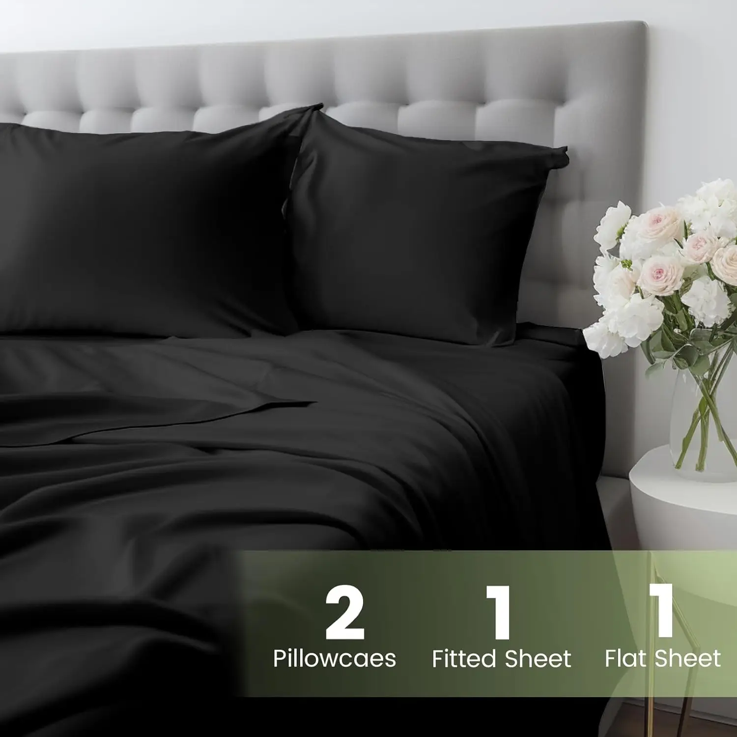 Cloudland Bamboo Bed Sheets Percale Bamboo Comfortable 100% Organic Bedding Set Wholesale Luxury Bamboo Sheets