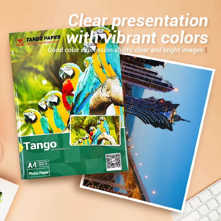 Excellent 200g High Gloss Photo Paper A4 Inkjet Photo Printing Paper 20 Sheets/Pack A4 Photo Paper