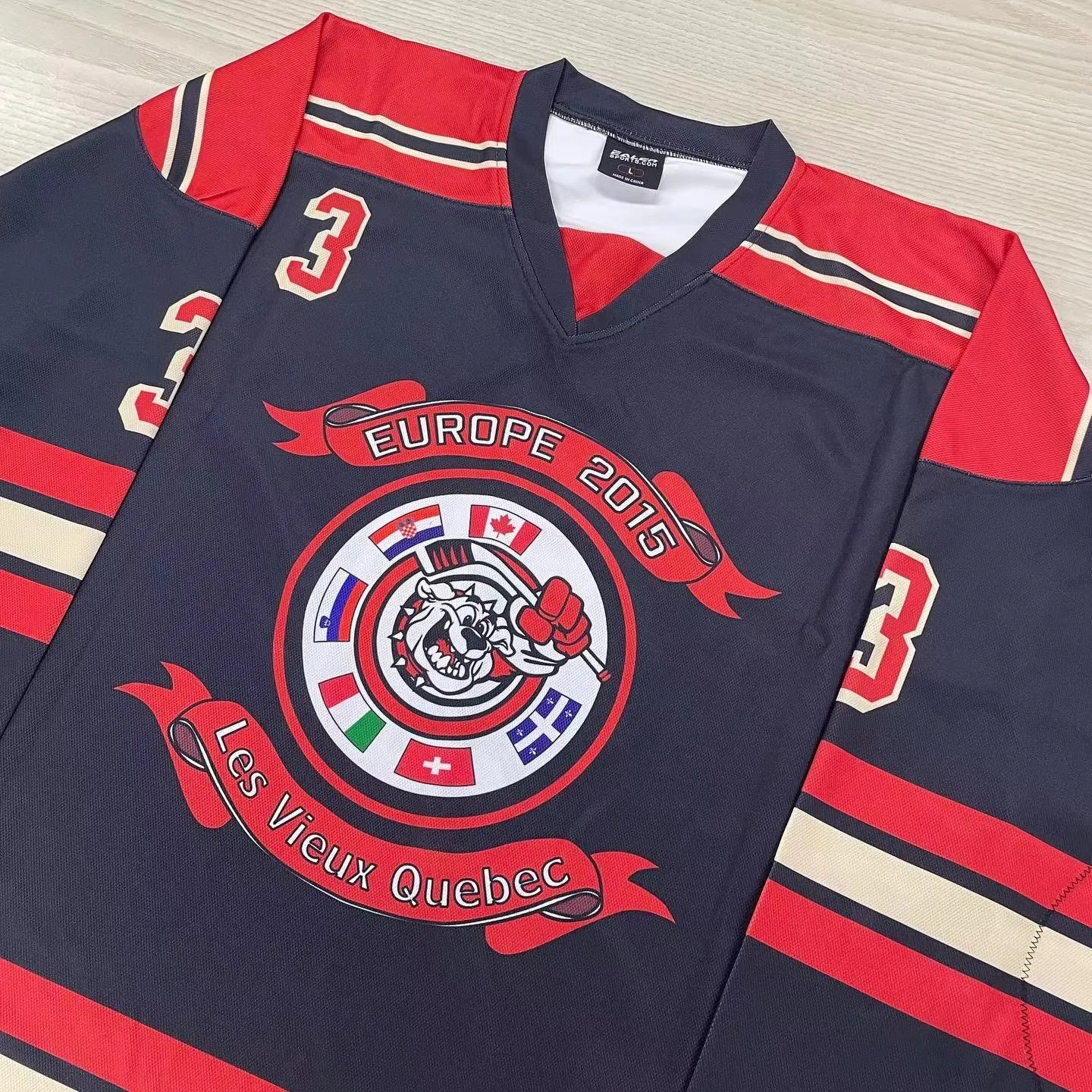Full Sublimation Printing hockey jersey with custom design
