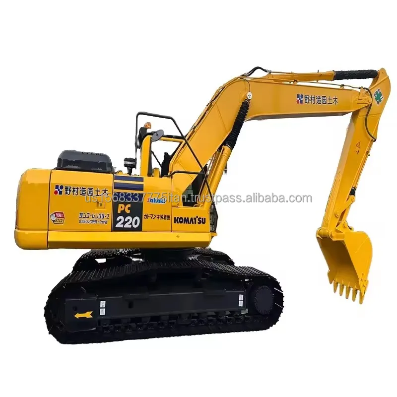 Low Price Big 22 Ton Komatsu PC 220  Excavator Japan Komatsu Hydraulic Crawler Excavator Great Performance