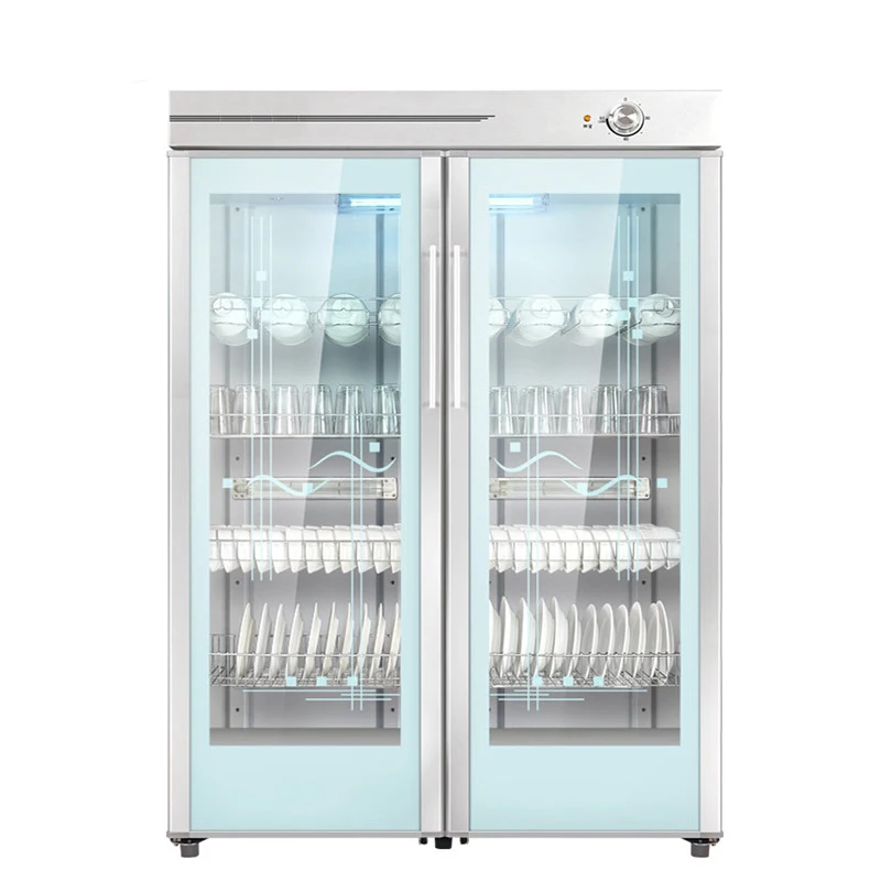 Double Door Commercial Kitchen Dish Disinfection Cabinet