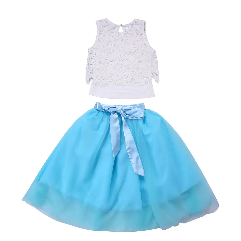 
Kids boutique clothing girl vest and long layered tulle skirt set 