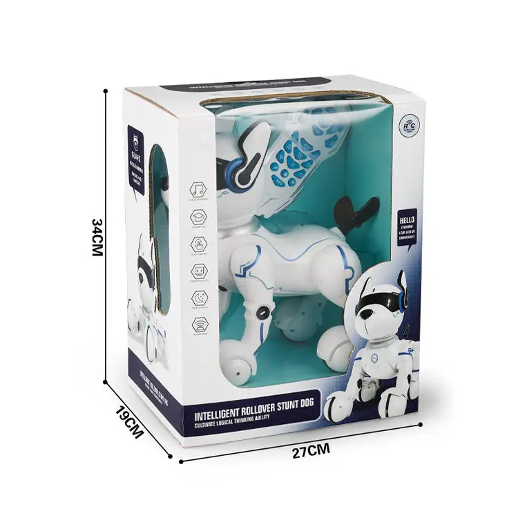 Toy Smart dog robot dog animals intelligent Robots Ai Rc Programming Remote Control stunt Wright Robot Dog