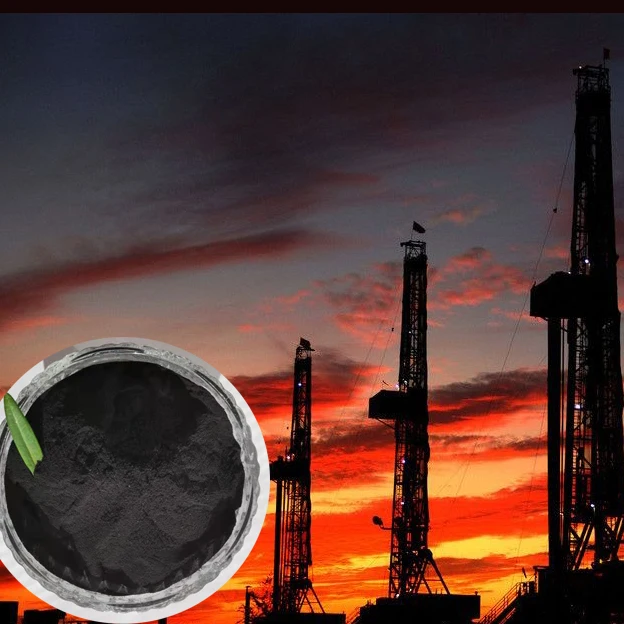 chemical additive auxiliary chemicals Good Water Soluble Sodium Humate Powder used  as  Petroleum Drilling Additives