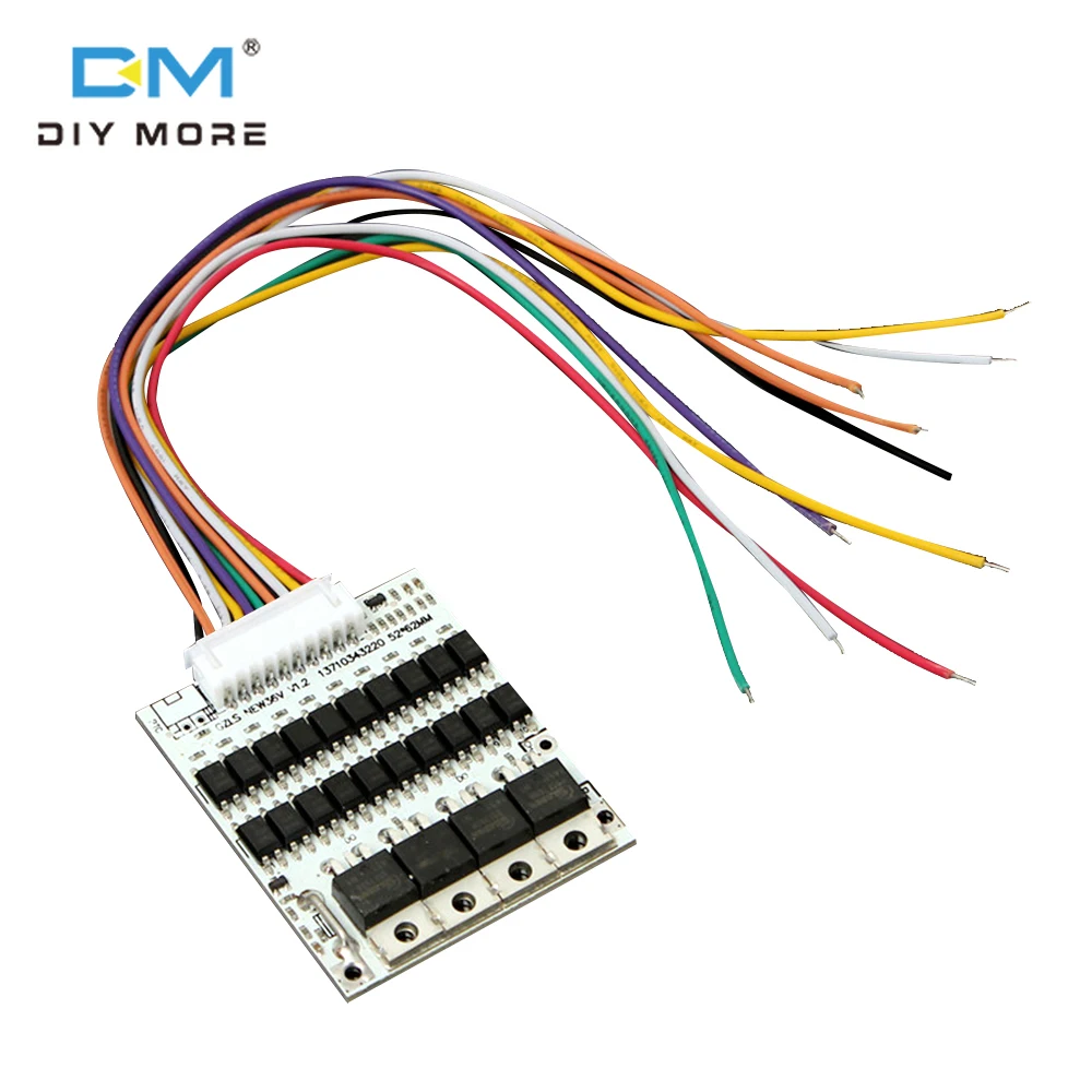 DIYMORE 10S 36 в 40 А Bms для аккумуляторной батареи защитная плата со сбалансированным и статическим